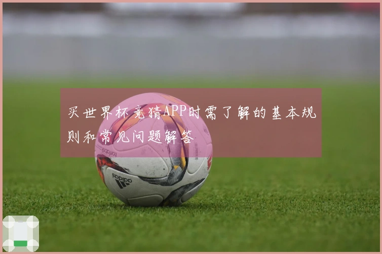 买世界杯竞猜APP时需了解的基本规则和常见问题解答